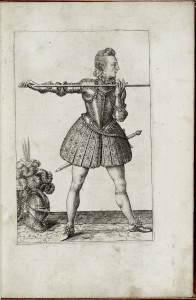 Prince Henry at the pike, by William Hole, from Poly-Olbion. Image from Folger Shakespeare Library [http://luna.folger.edu/luna/servlet/s/7g0wry].